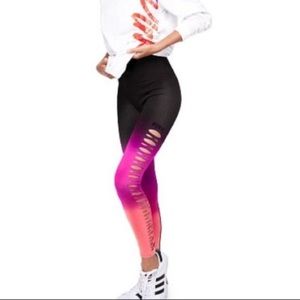 VS Pink Ombré leggings size M